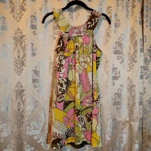 NOTICE Sleeveless Retro Reminiscent Dress ~ Size Small